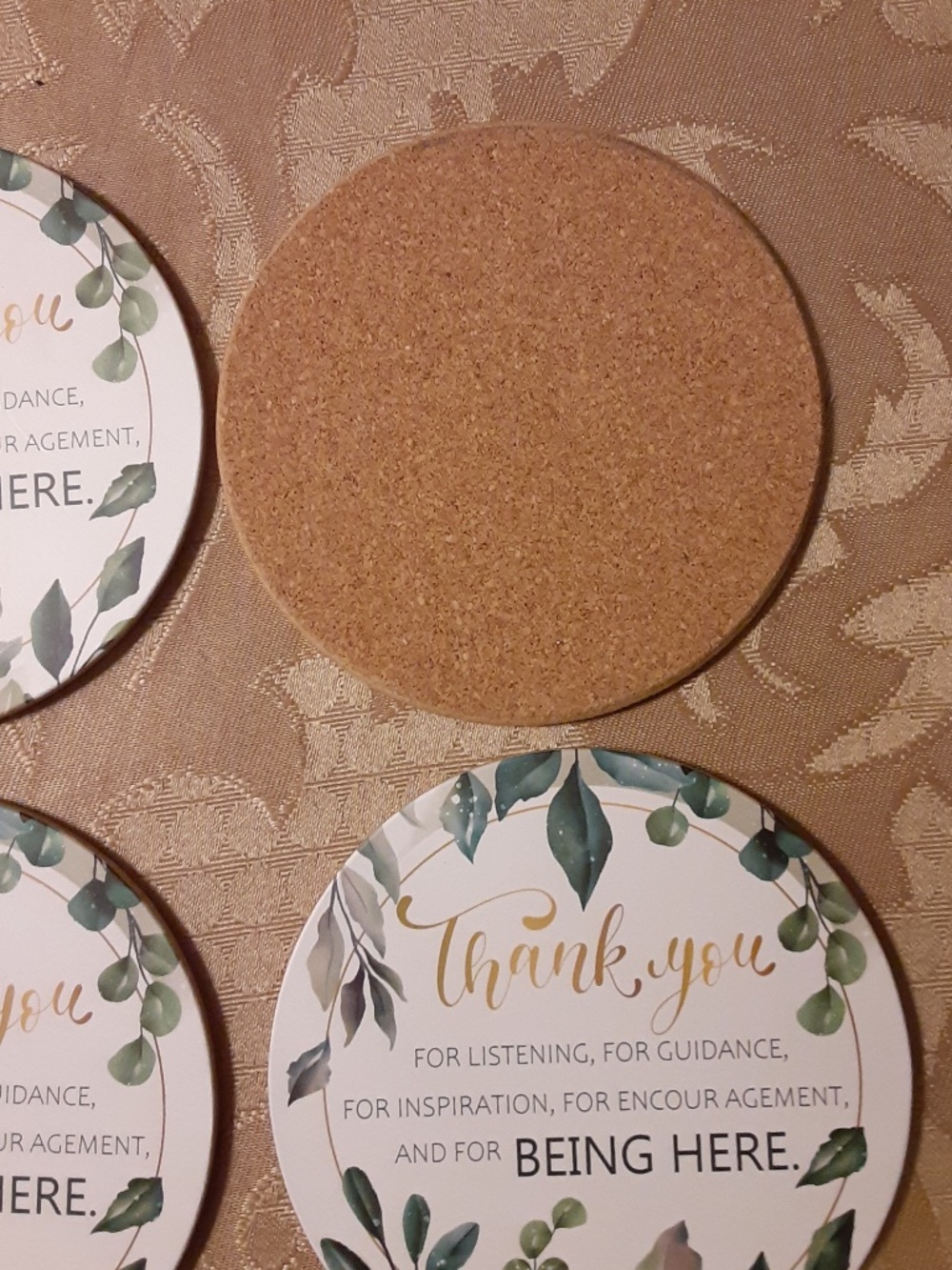 Inspirational Coaster Set - Picture 3 of 3